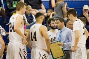 Warren with teammates
