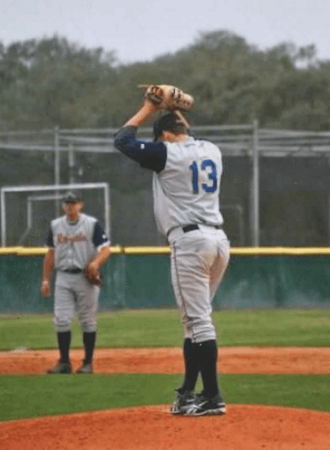 Brett Stanton pitching