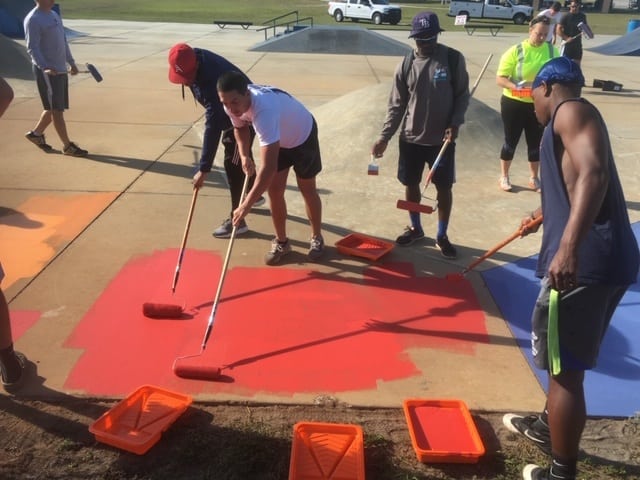 Painting Skateboard Park