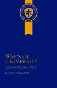 Warner University 2020 Commencement Program