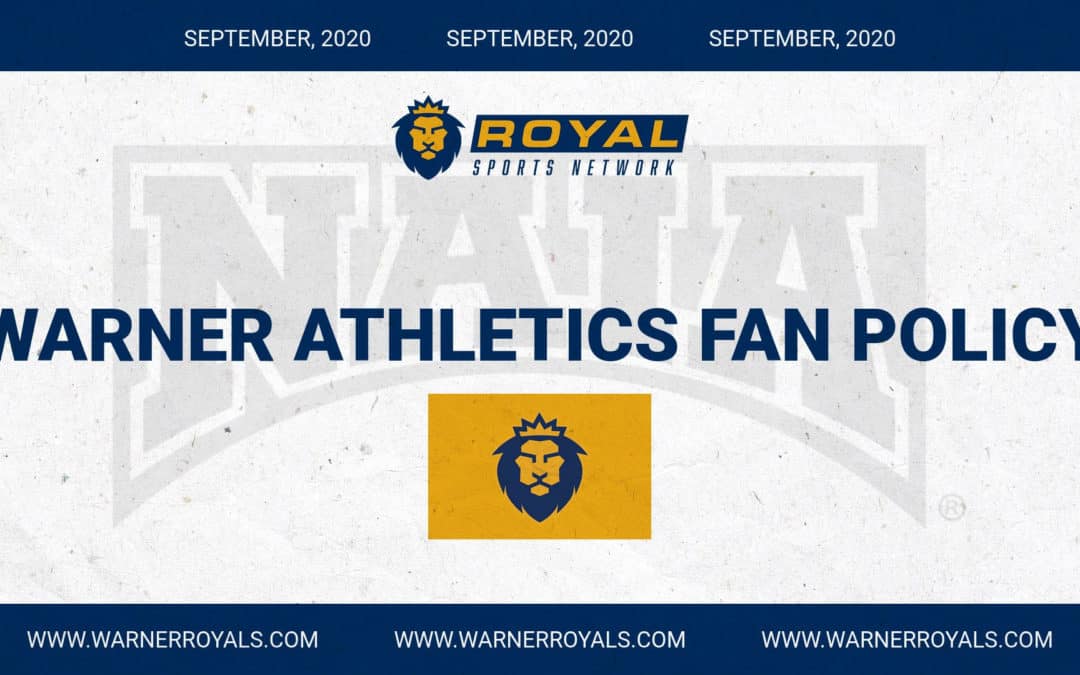 Warner University Athletics October Fan Policy