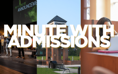 Minute with Admissions